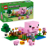 LEGO 21268 MINECRAFT LA CASA DEL MAIALINO, Include una Figura Eroe, un Mob, una Fattoria e un Bioma della Foresta