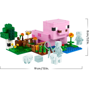 LEGO 21268 MINECRAFT LA CASA DEL MAIALINO, Include una Figura Eroe, un Mob, una Fattoria e un Bioma della Foresta