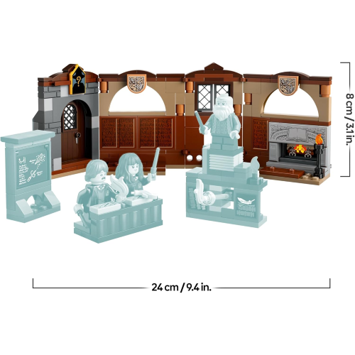 LEGO 76442 HARRY POTTER, Castello di Hogwarts: Lezione di Incantesimi con 3 Minifigure Hermione Granger e Ron Weasley
