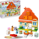 LEGO 10459 DUPLO CASA DI BLUEY, Casa della Famiglia Bluey con Gioco di Memoria - Giochi Educativi con 3 Personaggi