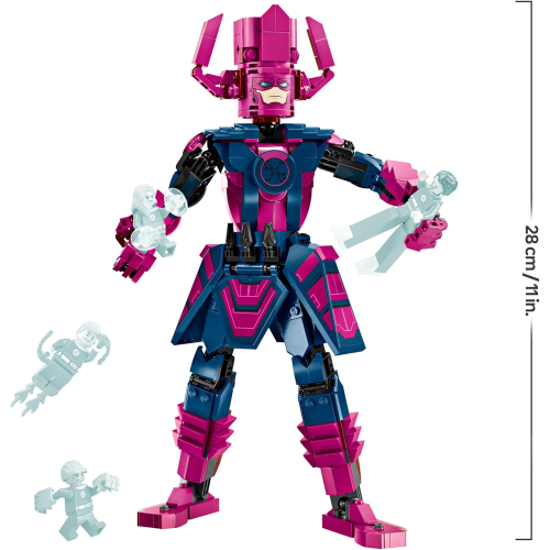 LEGO 76316 MARVEL FANTASTIC FOUR, Fantastici Quattro Contro Personaggio Costruibile di Galactus