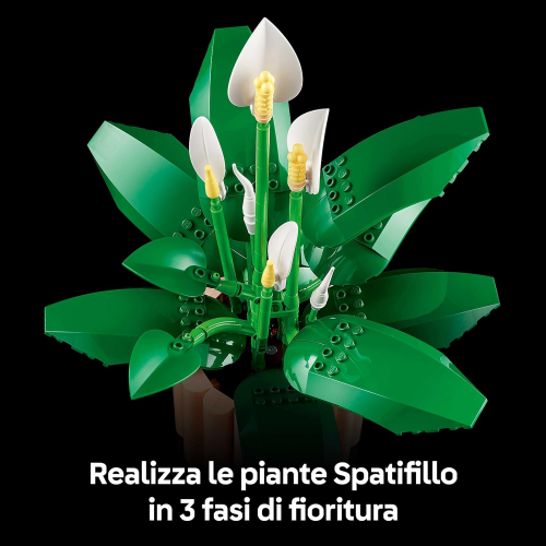 LEGO 11504 BOTANICAL COLLECTION Spatifillo - Set per Adulti di Piante Artificiali con Vaso, Fiori Bianchi Finti e Boccioli 