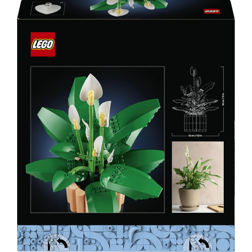 LEGO 11504 BOTANICAL COLLECTION Spatifillo - Set per Adulti di Piante Artificiali con Vaso, Fiori Bianchi Finti e Boccioli 