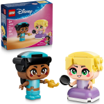 LEGO 43303 DISNEY PRINCESS - Mini-Jasmine e Mini-Rapunzel - Personaggi Giocattolo da Collezione - 2 Mini Bamboline e Accessori
