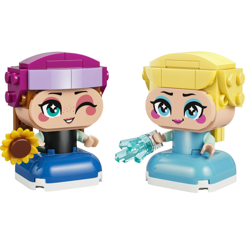 LEGO 43284 DISNEY PRINCESS - Mini-Anna e Mini-Elsa - - con 2 Mini Bamboline, un Girasole e un Fulmine di Ghiaccio