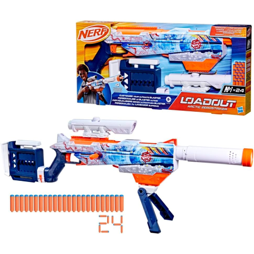 NERF LOADOUT ARTIC ZERO G1763 Zerostriker e dardi N1