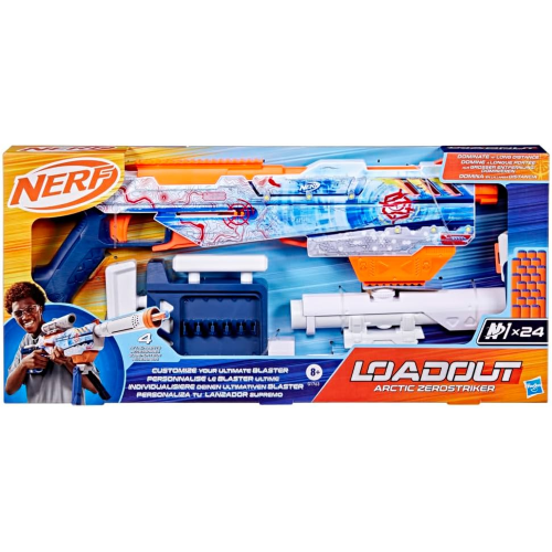 NERF LOADOUT ARTIC ZERO G1763 Zerostriker e dardi N1