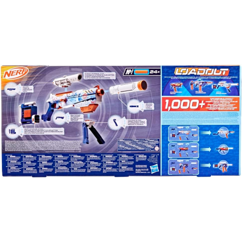 NERF LOADOUT ARTIC ZERO G1763 Zerostriker e dardi N1