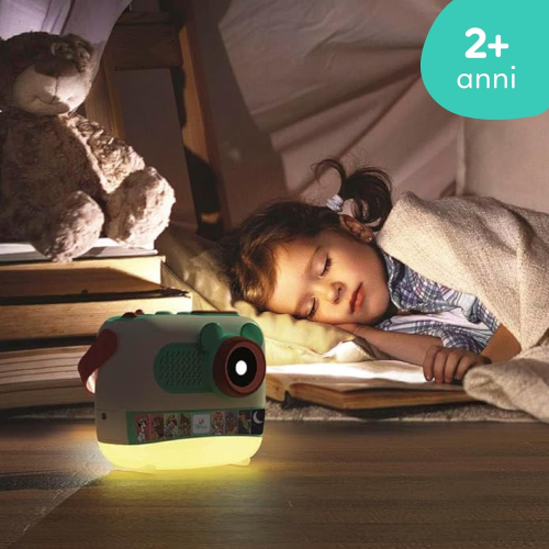 CLEMENTONI 17507 DISNEY BABY PROIETTORE RACCONTASTORIE  PLUS, Storyteller per Bambini 2+ Anni