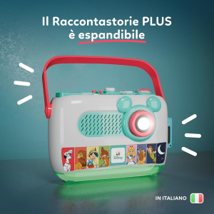 CLEMENTONI 17507 DISNEY BABY PROIETTORE RACCONTASTORIE  PLUS, Storyteller per Bambini 2+ Anni
