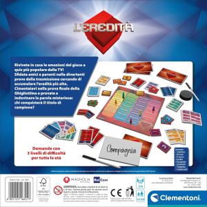 CLEMENTONI 16821 GIOCO L'EREDITA'
