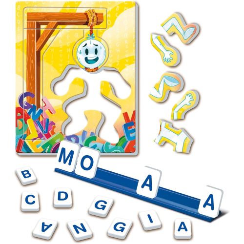 CLEMENTONI 16814 GIOCO L'Impiccato Gioco da Tavolo per Bambini 6+ Anni e Adulti