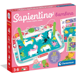 CLEMENTONI 16473 SAPIENTINO BAMBINA con Penne Parlanti per Bambini 3-6 Anni, con 16 Schede e più di 32 attività
