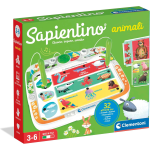 CLEMENTONI 16474 SAPIENTINO ANIMALI con Penne Parlanti Bambini 3-6 Anni, con 16 Schede e più di 32 attività 