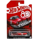 MATTEL JGF64 HOT WHEELS Dream Mobile, 80° Anniversario Collector's Edition, Modellino auto pressofuso, rosso