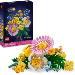 LEGO 10347 BOTANICAL COLLECTION Bouquet di Fiori Estivi con Campanule, Rosa, Tulipano e Altri Fiori Finti 