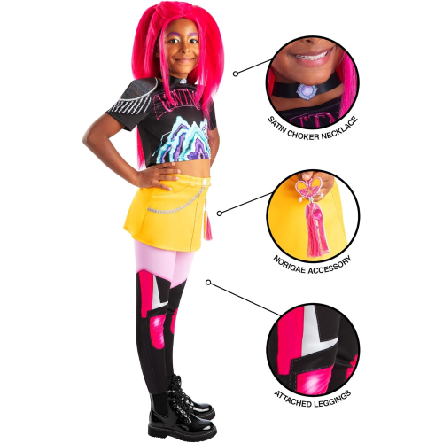 COSTUME K-POP DEMON HUNTERS MIRA  Rubies Official Netflix - TAGLIA L - 11/13 ANNI