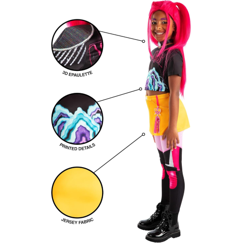 COSTUME K-POP DEMON HUNTERS MIRA  Rubies Official Netflix - TAGLIA L - 11/13 ANNI