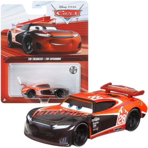 DISNEY CARS TIM TREADLESS, VEICOLI IN METALLO SCALA 1/55 DXV41