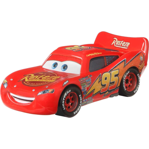 DISNEY CARS LIGHTNING MC QUEEN, VEICOLO IN METALLA SCALA 1/55 FLM26