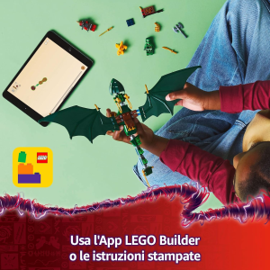 LEGO 71829 NINJAGO Drago della foresta verde di Lloyd