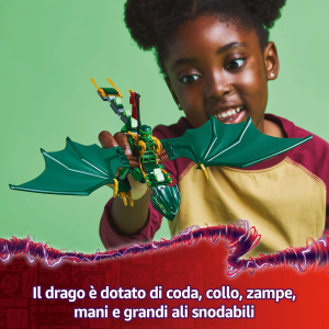LEGO 71829 NINJAGO Drago della foresta verde di Lloyd
