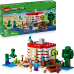 LEGO 21275 MINECRAFT Casa nella Giungla Esplosiva - con Modello di Barca, Figure di Steve, Creeper e Zombie, Funzione TNT 