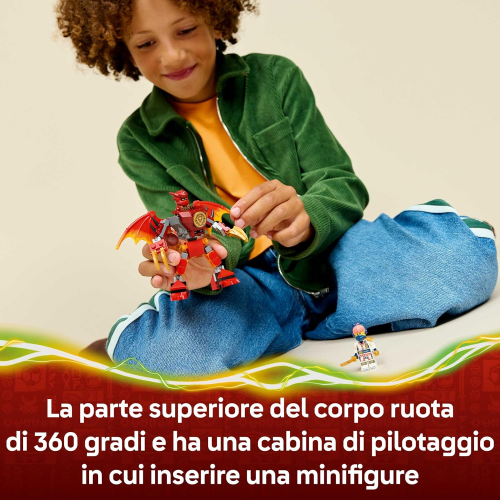 LEGO 71851 NINJAGO Battle Pack Mech Drago di Kai