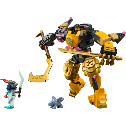 LEGO 71839 NINJAGO Battle Mech Spinjitzu di Arin - Action Figure Snodabile, Drago Giocattolo Baby Riyu e 2 Minifigure