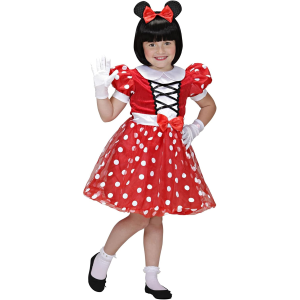 Costume MINNIE MOUSE TOPINA TAGLIA 110 3/4 ANNI 01559
