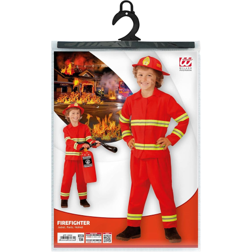COSTUME POMPIERE TAGLIA 128 5-7 ANNI - ART.03936