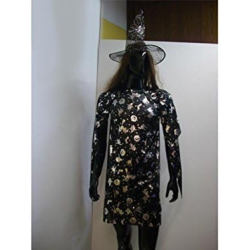 COSTUME HALLOWEEN STREGA+CAPPELLO 3-6ANNI 