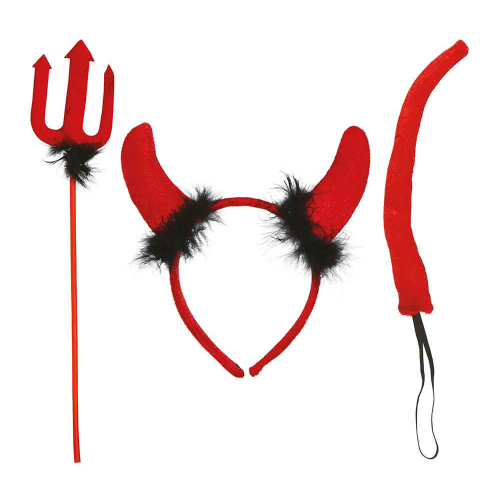 SET DIAVOLO ROSSO 3 PEZZI ART.18512