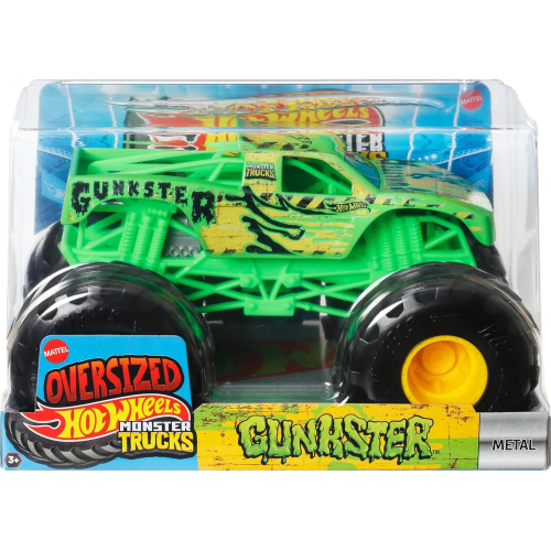 HOT WHEELS MONSTER TRUCK JDR05 Gunkster Scala 1:24 per bambini dai 3 anni in poi