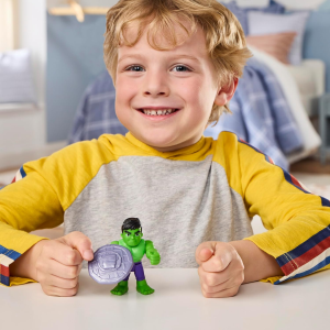 HASBRO G2672 SPIDEY AMAZING FRIENDS- FIGURA HULK con accessorio, action figure da 7,6 cm - 3 ANNI+