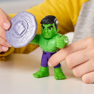 HASBRO G2672 SPIDEY AMAZING FRIENDS- FIGURA HULK con accessorio, action figure da 7,6 cm - 3 ANNI+