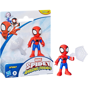 HASBRO G1458 SPIDEY AMAZING FRIENDS- FIGURA SPIDEY con accessorio, action figure da 7,6 cm - 3 ANNI+