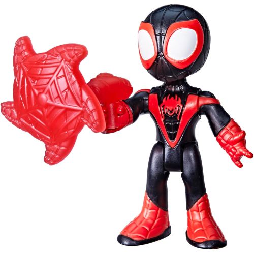 HASBRO G1459 SPIDEY AMAZING FRIENDS- FIGURA MILES MORALES con accessorio, action figure da 7,6 cm - 3 ANNI+