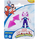 HASBRO G1460 SPIDEY AMAZING FRIENDS- FIGURA GHOST-SPIDER con accessorio, action figure da 7,6 cm - 3 ANNI+