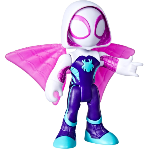HASBRO G1460 SPIDEY AMAZING FRIENDS- FIGURA GHOST-SPIDER con accessorio, action figure da 7,6 cm - 3 ANNI+