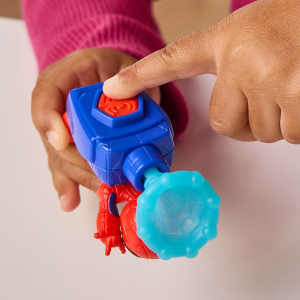 HASBRO G1969 SPIDEY e i suoi fantastici amici, Spidey Team con elicottero, action figure da 7,6 cm e veicolo - 3 ANNI+