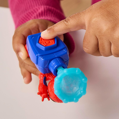 HASBRO G1969 SPIDEY e i suoi fantastici amici, Spidey Team con elicottero, action figure da 7,6 cm e veicolo - 3 ANNI+