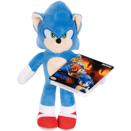 JAKKS SONIC THE HEDGEHOG,  MOVIE 3 PERSONAGGIO DI PELUCHE 23 CM - 42467 - 3 ANNI+