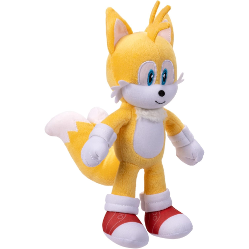 JAKKS - SONIC THE HEDGEHOG,  MOVIE 3 PERSONAGGIO TAILS DI PELUCHE 23 CM - 42467 - 3 ANNI+