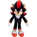 JAKKS - SONIC THE HEDGEHOG,  MOVIE 3 PERSONAGGIO SHADOW PELUCHE 23 CM - 42467 - 3 ANNI+