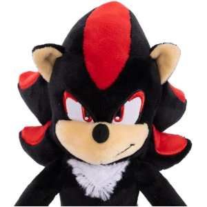 JAKKS - SONIC THE HEDGEHOG,  MOVIE 3 PERSONAGGIO SHADOW PELUCHE 23 CM - 42467 - 3 ANNI+