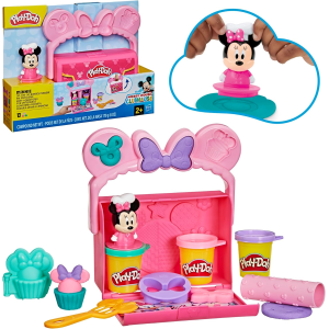 HASBRO G3108 PLAY-DOH - MINNIE DISNEY JUNIOR,Pasticceria Portatile, playset - 2 ANNI+