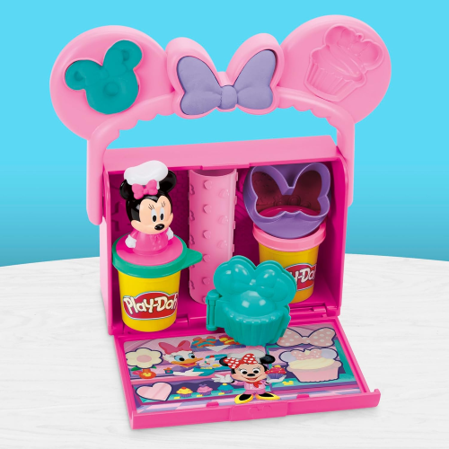 HASBRO G3108 PLAY-DOH - MINNIE DISNEY JUNIOR,Pasticceria Portatile, playset - 2 ANNI+