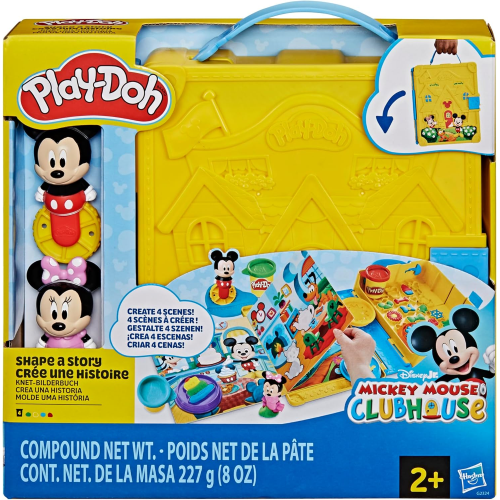 HASBRO G2324 PLAY-DOH - DISNEY JUNIOR LIBRO DEI RACCONTI, dai Forma a Una Storia, playset - 2 ANNI+
