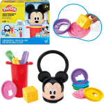 HASBRO G2322 PLAY-DOH - MICKEY DISNEY JUNIOR, Happy Stackable, Set di Giocattoli per età prescolare - 2 ANNI+